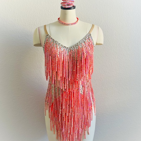 European Atelier Dresses & Skirts - Professional Latin Competition Dress (rumba, cha cha, swing, mambo, salsa)